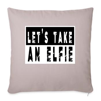 Awesome Dork Funny Sayings awkward - Sofa pillowcase 17,3'' x 17,3'' (45 x 45 cm) - light taupe - Front
