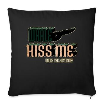 Jokes Funny Quote Animal Dino Bike Moon Beard Gang - Sofa pillowcase 17,3'' x 17,3'' (45 x 45 cm) - black - Front