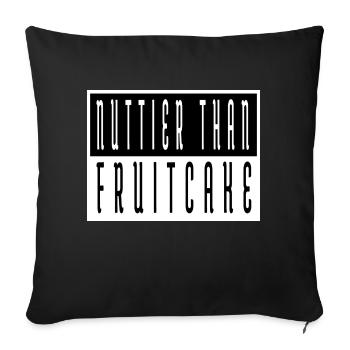 Dinosaur funny quote humor animal jokes bubaprints - Sofa pillowcase 17,3'' x 17,3'' (45 x 45 cm) - black - Front