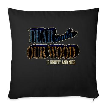 Dinosaur Fan Funny Sayings Bubaprints Statement - Sofa pillowcase 17,3'' x 17,3'' (45 x 45 cm) - black - Front
