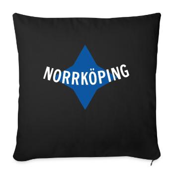 Norrköping - Sofa pillowcase 17,3'' x 17,3'' (45 x 45 cm) - black - Front