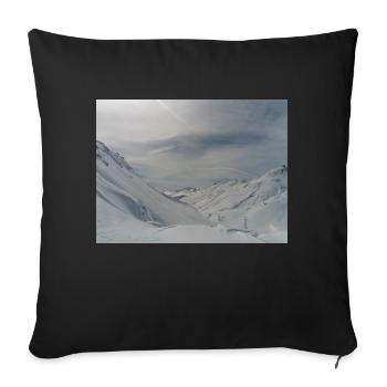 Streetwear POUDREUSE - Housse de coussin décorative 45 x 45 cm - noir - Devant