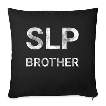 SLP Brother - Sofa pillowcase 17,3'' x 17,3'' (45 x 45 cm) - black - Front