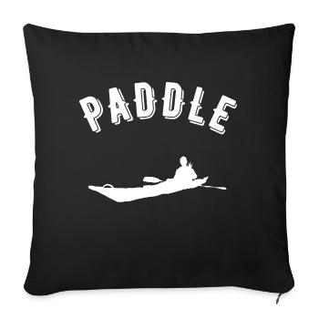 paddle - Housse de coussin décorative 45 x 45 cm - noir - Devant