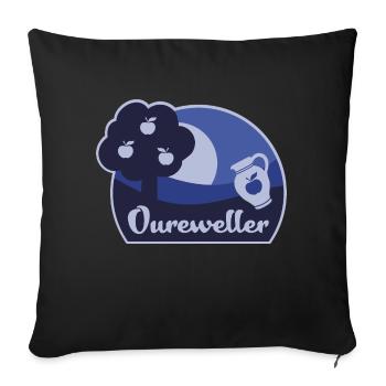 Oureweller - Sofakissenbezug 45 x 45 cm - Schwarz - Vorne