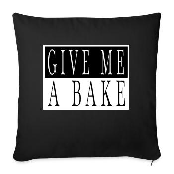 pirate chef gift for chef may the fork be with you - Sofa pillowcase 17,3'' x 17,3'' (45 x 45 cm) - black - Front