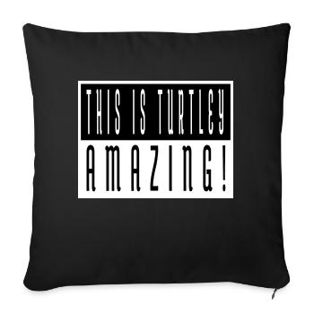 Cool Love Gift Dorsal Carapace Jokes Geek - Sofa pillowcase 17,3'' x 17,3'' (45 x 45 cm) - black - Front