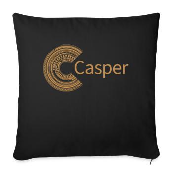 Für Casper - Sofakissenbezug 45 x 45 cm - Schwarz - Vorne