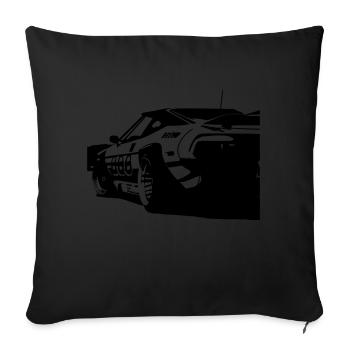 AUTO - Sofakissenbezug 45 x 45 cm - Schwarz - Vorne