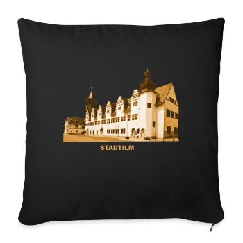 Stadtilm Rathaus Ilm-Kreis Thüringen - Sofa pillowcase 17,3'' x 17,3'' (45 x 45 cm) - black - Front