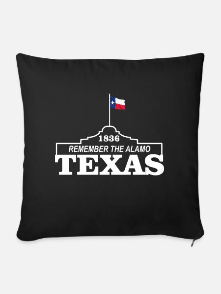 Texas - Sofakissenbezug 45 x 45 cm - Schwarz