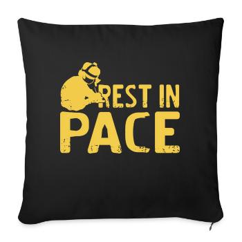 Rest In Pace Retro Funny Surgeon Doctor Designs - Housse de coussin décorative 45 x 45 cm - noir - Devant