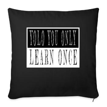 Cadeau Robots Sci Fi Amateurs Robotique T-shirt - Housse de coussin décorative 45 x 45 cm - noir - Devant