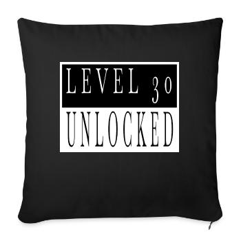 anniversaire cadeau d’anniversaire idée geek cool - Housse de coussin décorative 45 x 45 cm - noir - Devant