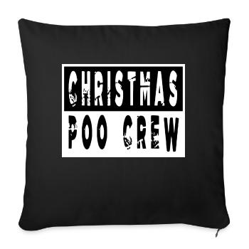 fairy tail christmas beard couples comic bedroom - Sofa pillowcase 17,3'' x 17,3'' (45 x 45 cm) - black - Front