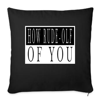 Happy Dinosaur Fan Fairy Tail Baby Santa - Sofa pillowcase 17,3'' x 17,3'' (45 x 45 cm) - black - Front