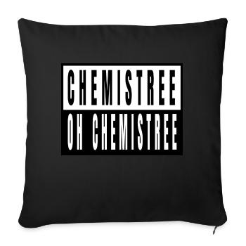 Dino Vélo Lune Drôle Gym Drôle Citation Couples - Housse de coussin décorative 45 x 45 cm - noir - Devant