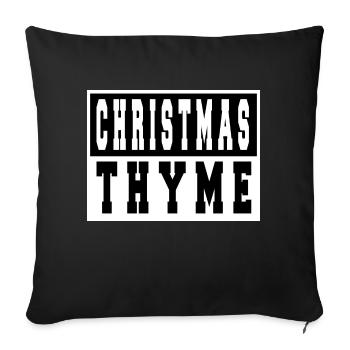 Christmas Vacation Sayings Beach Christmas Present - Sofa pillowcase 17,3'' x 17,3'' (45 x 45 cm) - black - Front