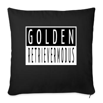 Humor Dog Owner Gift Idea German Shepherd - Sofa pillowcase 17,3'' x 17,3'' (45 x 45 cm) - black - Front