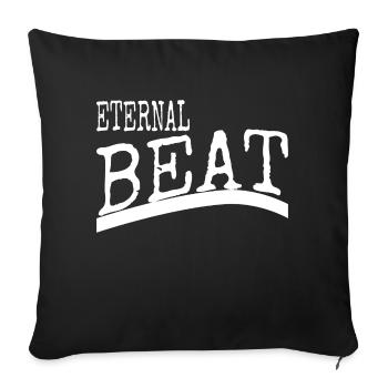 cool rhythm in nature statement birthday jokes - Sofakissenbezug 45 x 45 cm - Schwarz - Vorne