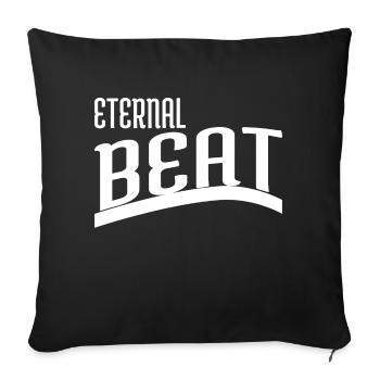 timeless style bday rhythmic beats timeless quotes - Sofa pillowcase 17,3'' x 17,3'' (45 x 45 cm) - black - Front