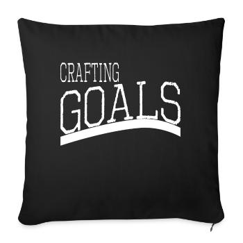 Pensée créative Innovation artistique - Housse de coussin décorative 45 x 45 cm - noir - Devant