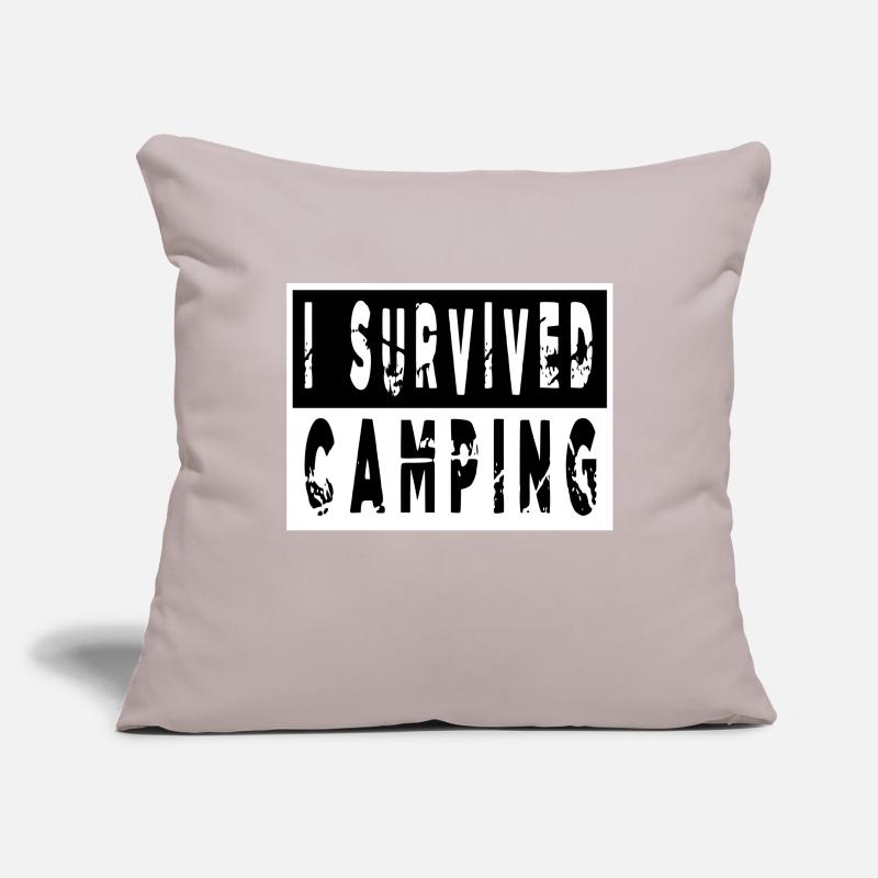 Van Life Awesome Déclaration Feux de camp Blagues Housse de coussin décorative 45 x 45 cm