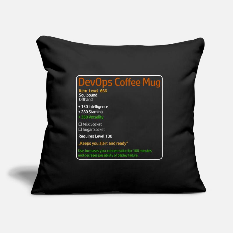 DevOps Coffee Mug System Admin Theme Sofa pillowcase 17,3'' x 17,3'' (45 x 45 cm)