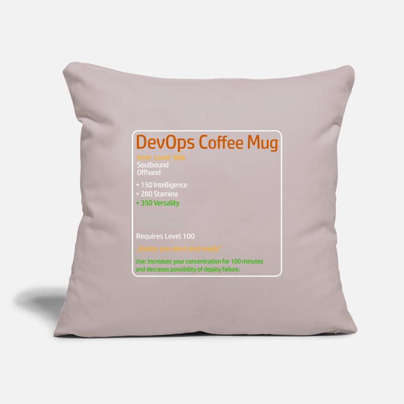DevOps Kaffeetasse System Admin Theme Sofakissenbezug 45 x 45 cm