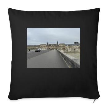 IMG 0513 - Sofa pillowcase 17,3'' x 17,3'' (45 x 45 cm) - black - Front