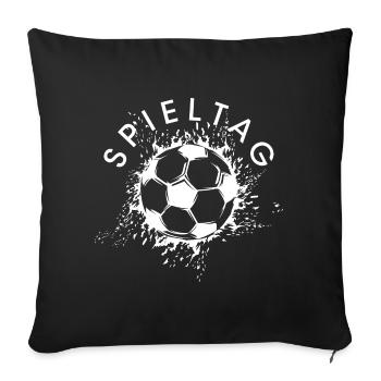 Gameday League Football Player Team Fans Logo - Sofa pillowcase 17,3'' x 17,3'' (45 x 45 cm) - black - Front
