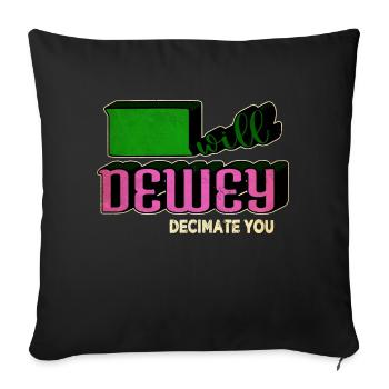 contemporary fiction funny sayings funny - Sofa pillowcase 17,3'' x 17,3'' (45 x 45 cm) - black - Front
