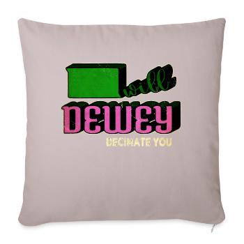 contemporary fiction funny sayings funny - Sofa pillowcase 17,3'' x 17,3'' (45 x 45 cm) - light taupe - Front
