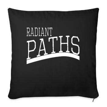 Sunny Disposition Spiritual Journey Present Idea - Sofa pillowcase 17,3'' x 17,3'' (45 x 45 cm) - black - Front