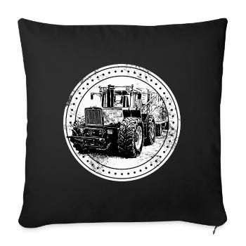 Tracteur 1300 TRAC - Housse de coussin décorative 45 x 45 cm - noir - Devant