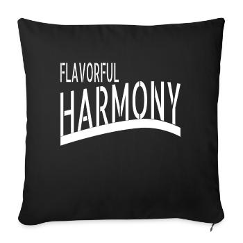 Culinary Exploration Birthday Social Unity - Sofa pillowcase 17,3'' x 17,3'' (45 x 45 cm) - black - Front