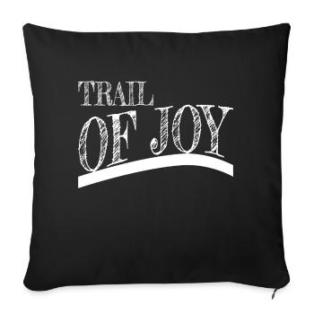 Happy Ultimate Bliss Funny Quote Awesome Humor - Sofa pillowcase 17,3'' x 17,3'' (45 x 45 cm) - black - Front