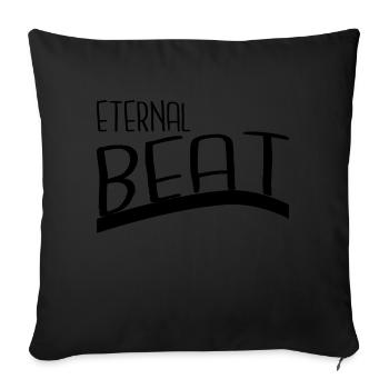 rhythm joke timeless art jokes timeless appeal - Sofa pillowcase 17,3'' x 17,3'' (45 x 45 cm) - black - Front