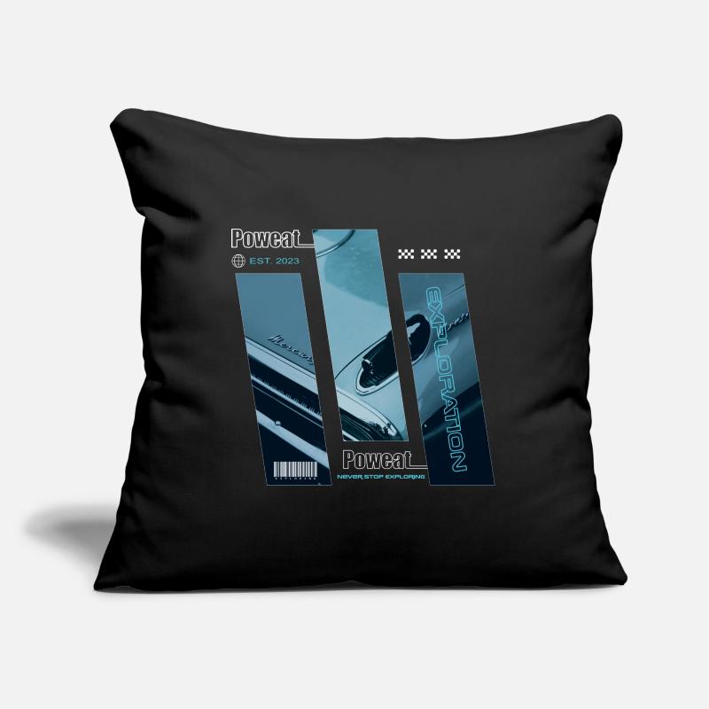 Never Stop Exploring Sofa pillowcase 17,3'' x 17,3'' (45 x 45 cm)