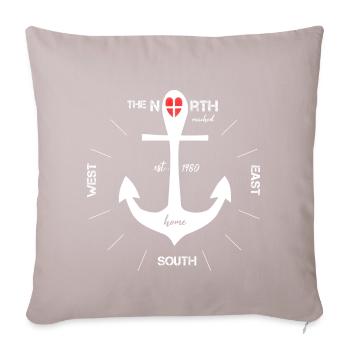 Anchor Denmark Copenhagen - Sofa pillowcase 17,3'' x 17,3'' (45 x 45 cm) - light taupe - Front