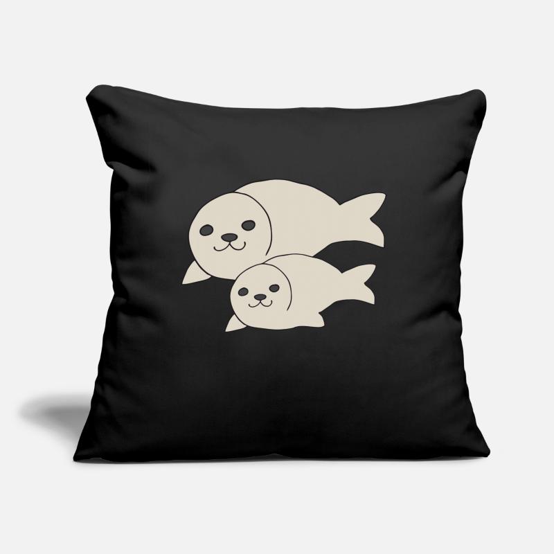 Seal small and large Sofa pillowcase 17,3'' x 17,3'' (45 x 45 cm)