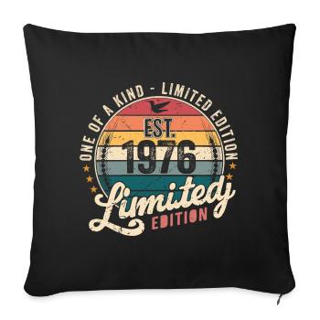 Birthday Gift 1996 Vintage 1996 Retro 1996 - Sofa pillowcase 17,3'' x 17,3'' (45 x 45 cm) - black - Front