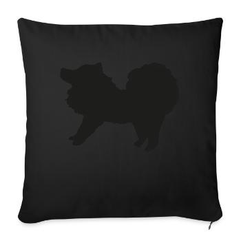 Spitz schwarz - Sofakissenbezug 45 x 45 cm - Schwarz - Vorne