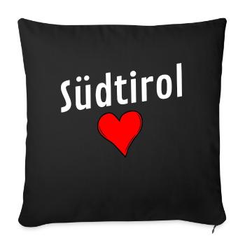 South Triplet - Sofa pillowcase 17,3'' x 17,3'' (45 x 45 cm) - black - Front