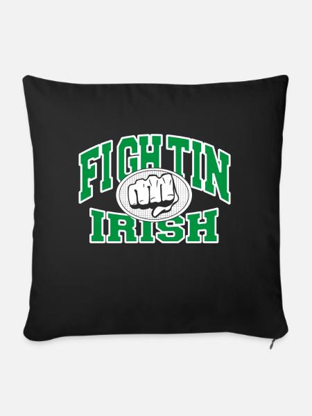 Fighting Irish - Sofakissenbezug 45 x 45 cm - Schwarz