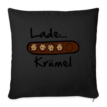 Lade... Krümel - Sofakissenbezug 45 x 45 cm - Schwarz - Vorne