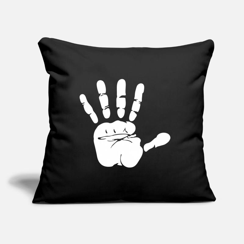 hand print Sofa pillowcase 17,3'' x 17,3'' (45 x 45 cm)