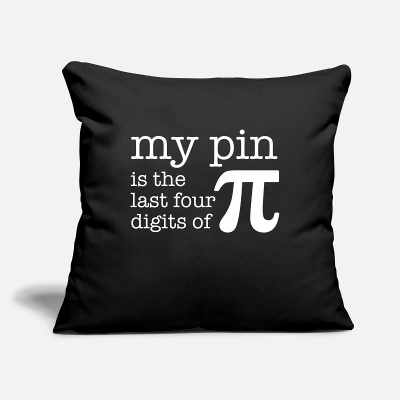 Pin Pi Mathe Spruch Geschenk Geek Lehrer Nerd Sofakissenbezug 45 x 45 cm