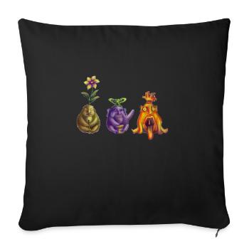 musicien créatif - Housse de coussin décorative 45 x 45 cm - noir - Devant