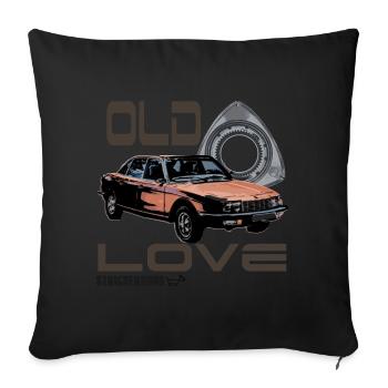 Old Love Hound Chien Couleur - Housse de coussin décorative 45 x 45 cm - noir - Devant